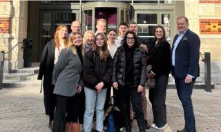 Les étudiants de la Licence professionnelle OGEHR (organisation et gestion des entreprises...