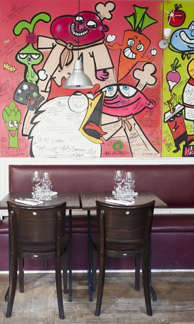 Plantxa, le premier restaurant de Juan Arbelaez, à Boulogne-Billancourt.