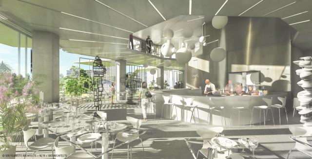 Le projet de restaurant de l'Arbre Blanc, Montpellier