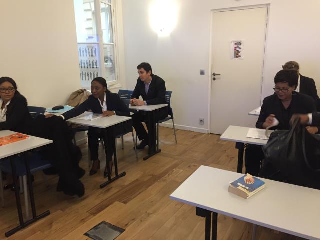 La salle de cours des CQP Gouvernant(e)s de FAC Hôtel