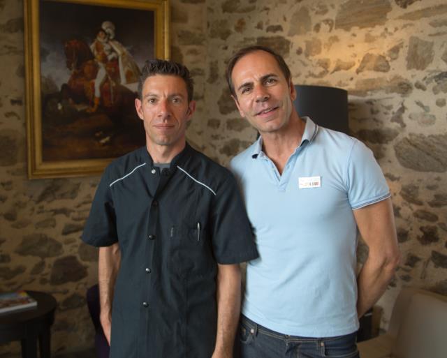 Thierry Boiseaubert( à gauche) et son nouveau chef, Bertrand Gabion