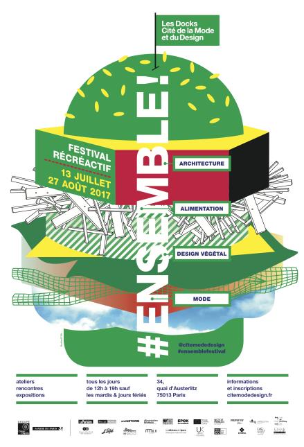 Affiche du festival Ensemble, du 13 juillet au 27 août à Paris.