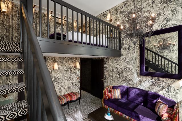 Une junior suite duplex.