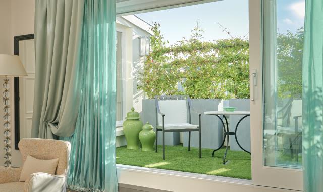La terrasse de la suite l'Appartement.