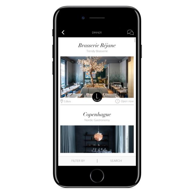 Grand Luxury Hotels, en version mobile.