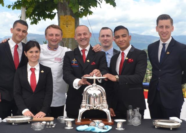 La fondation Paul Bocuse avec emmanuel Fournis et Frédéric Jaunault