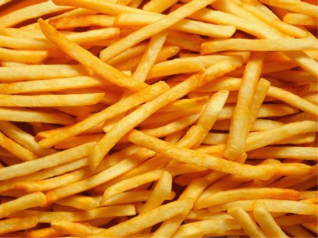 Pas moins de 75% des assiettes servies au restaurant sont composées de frites.