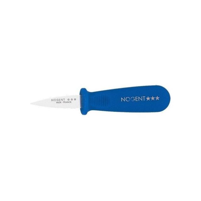 Le couteau à huître, avec ou sans protection au niveau du pouce et de l'index.