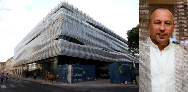 Le musée de la romanité est encore un grand chantier, mais Franck Putelat sait précisément ce qu'il veut faire du futur restaurant.