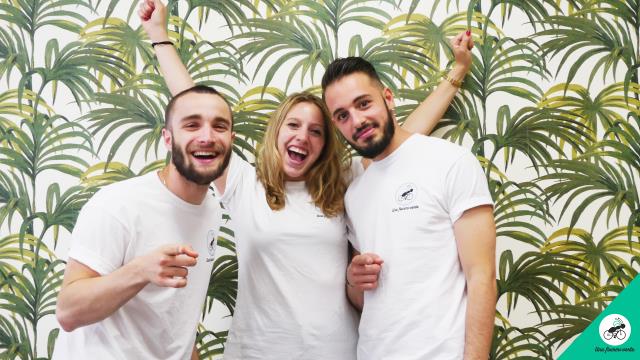 Virgile Martinez, Clarisse Foissotte et Thomas Parat ont créé Fourmii Verte en 2016.