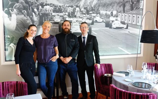 Flore Fartaria, Anne Golfier, Aymeric Barbary et Sébastien Bapt.