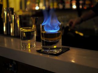 Des cocktails aux saveurs originales mais aussi spectaculaires...