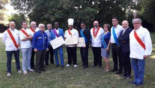 Les trois enseignants dominicains ont été mis à l'honneur par les Disciples d'Escoffier.