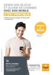Le parcours digital est affiché dans les hôtels du groupe