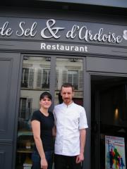 Claire et Maxime Voisin, patron De Sel et d'Ardoise
