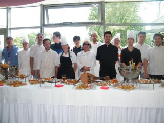 Les 13 futurs cuisiniers de la Scala