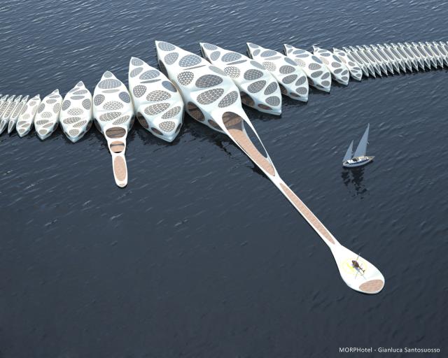 Le Morphotel pourrait naviguer sur toutes les mers du monde.