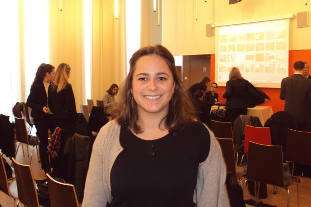 Violaire Geoffroy, responsable ressources humaines du Groupe Alleno, dont c'est la première participation