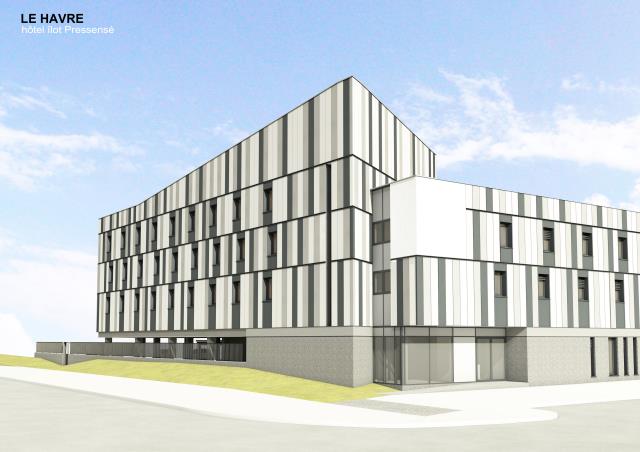 L'établissement Première Classe, qui ouvrira cet automne au Havre, sera le premier hôtel français certifié Passivhaus.