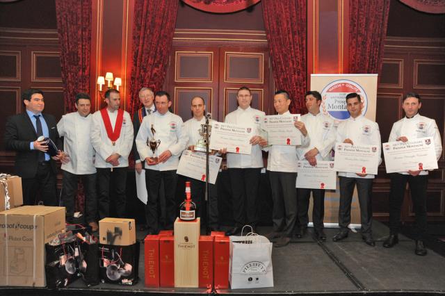 La remise des prix.