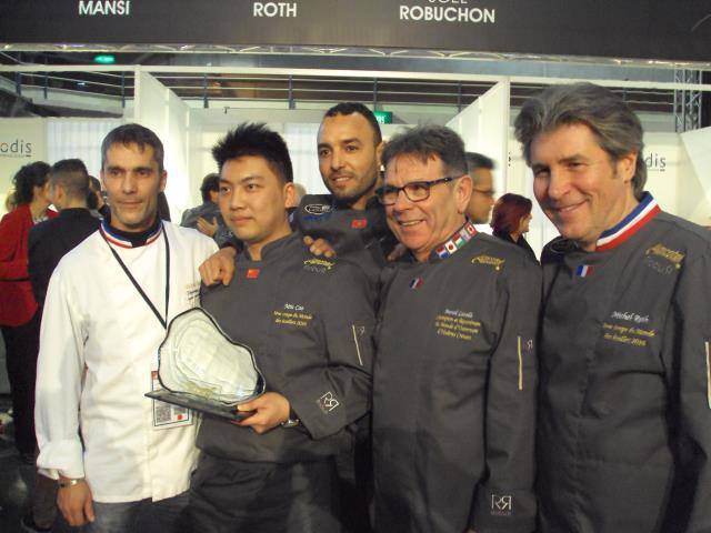 Cao Min venu de Chine, Marcel Lesoille et Michel Roth