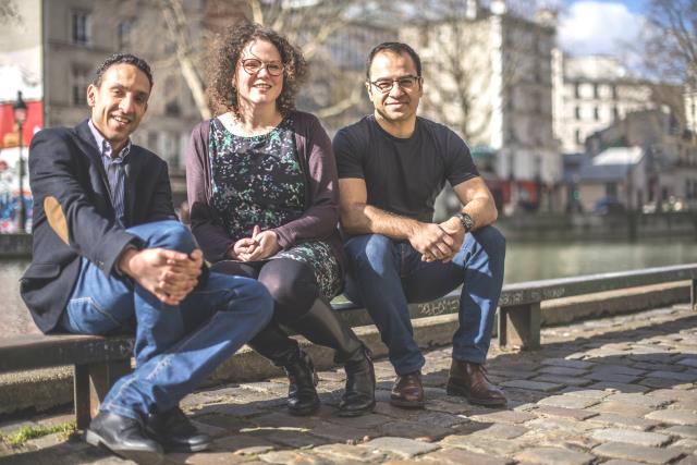 Nicolas Baghdadi, Elena Vouge et Patrick Asdaghi (de gauche à droite) ont cofondé FoodChéri.