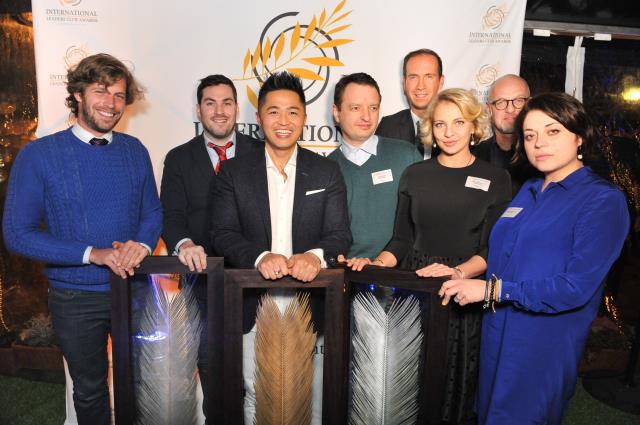 De gauche à droite : Maxence de Warren et David Lebreton (Persillé) ; Anh Vu Dang (Bun Bao) ; Alexei Berzin, Maria Gorelova et Kristina Gumasheva (Cook'Kareku). A l'arrière : Tilo Bolow (BunBao); Jurgen Strasser (Président de Leaders Club International Se