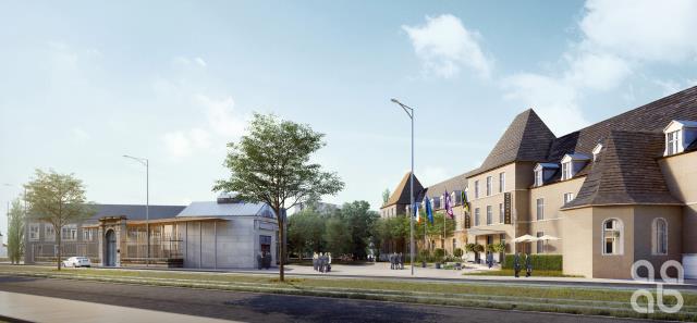 Sur 6,5 hectares, la future Cité de la Gastronomie intégrera un hôtel 5* Les Sources de Caudalie dans les anciens bâtiment de l'hôpital général.