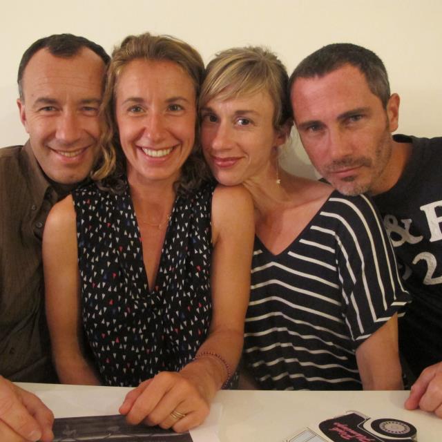 Thierry et Nathalie Lavat, Juliette Poissonnier et Thierry Pauleau (de gauche à droite) ont repris la licence de marque pour l'Europe.
