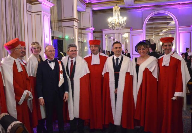 Lors de la soirée de gala à L'Hermitage de La Baule (44), plusieurs personnalités ont été intronisées au sein de la jurade de Saint-Emilion, dont Michel Lugnier, Inspecteur général de l'Education nationale.