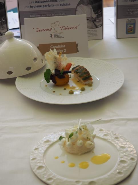 Saveurs, fraîcheurs et esthétisme au programme du vainqueur : son plat et son dessert.