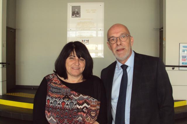 Corinne Clerissi, directrice opérationnelle du Campus des Métiers et Alain Marie, président du Campus des métiers et proviseur du lycée hôtelier Augier de Nice