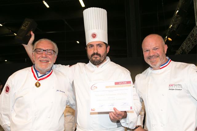 Joël Mauvigney, Sébastien Zozaya et Philippe Etchebest.