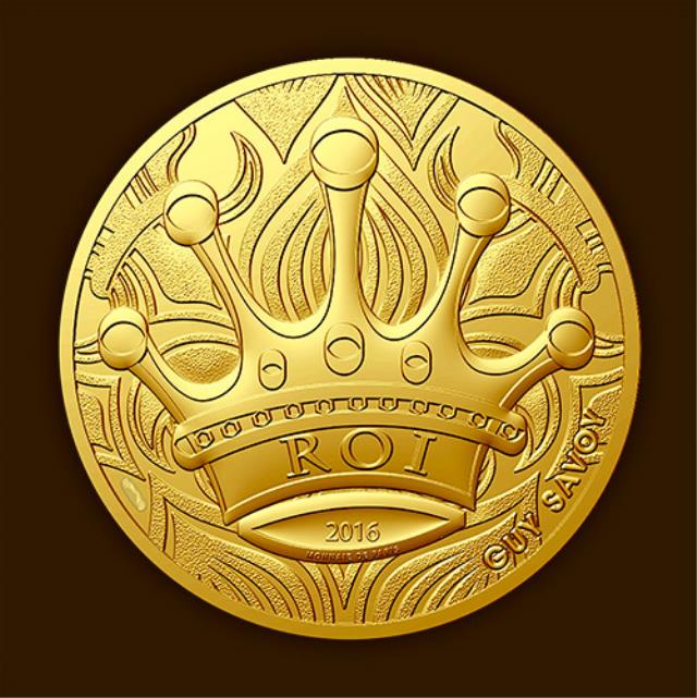 La fève dorée à l'or fin.
