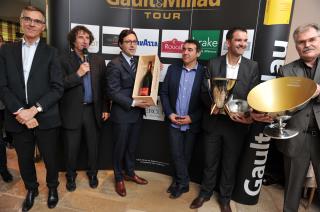 Côme de Chérisey (Gault&Millau), Marc Esquerré (Gault&Millau), Antoine Granger (Champagne Thiénot),...