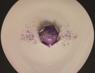 Le Clocher des Pères - L'entremet Myrtilles - Mont Corbier