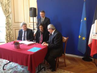 La mnistre et les présidents du Fafih s'engagent pour la formation et l'emploi au travers de l'Euro...