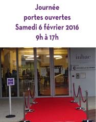 Prochaine portes ouvertes le 2 avril de 9h à 17H
