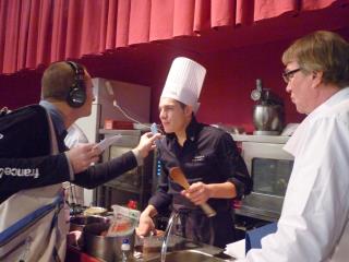 Angelo Ferrigno, vainqueur du 1er concours Jeunes talents Restaurateurs de France.