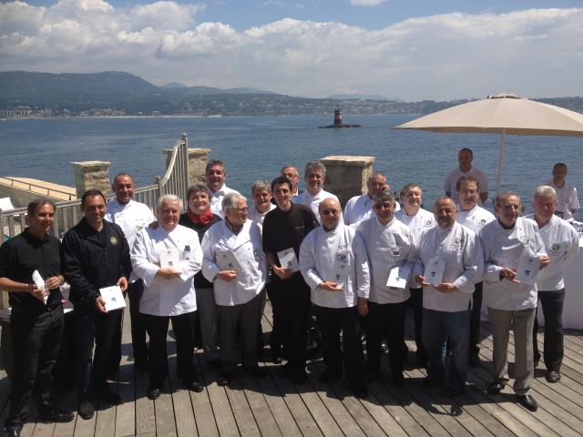 Les Maîtres Cuisiniers de France de la région PACA étaient réunis à l'ïle de Bendor pour présenter l'édition 2013-2014 de leur guide