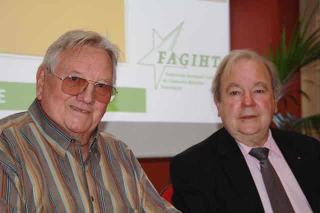 Claude Daumas, président de la Fagiht et Daniel Paraire, président du SIHD, syndicat créé en 1999.