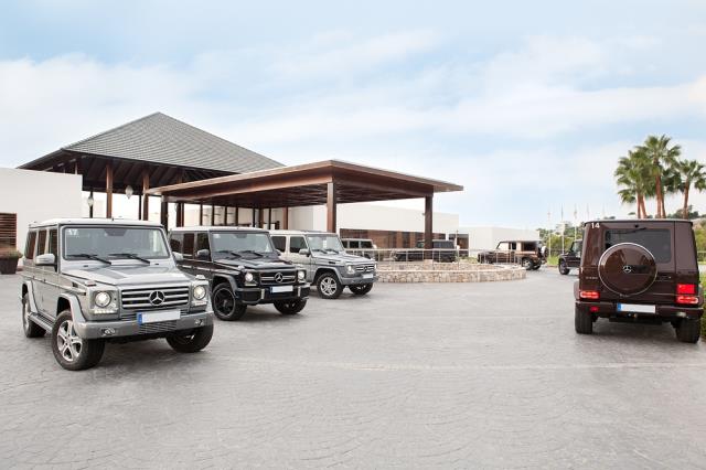Opération Mercedes Benz à l'hôtel Dolce Stiges de Barcelone, en 2012.