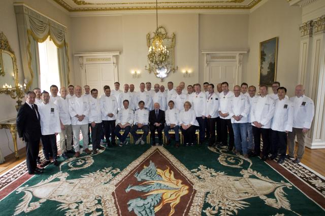 Les chefs ont été reçus par la président irlandais, Michael D. Higgins, dans son palais de Dublin.