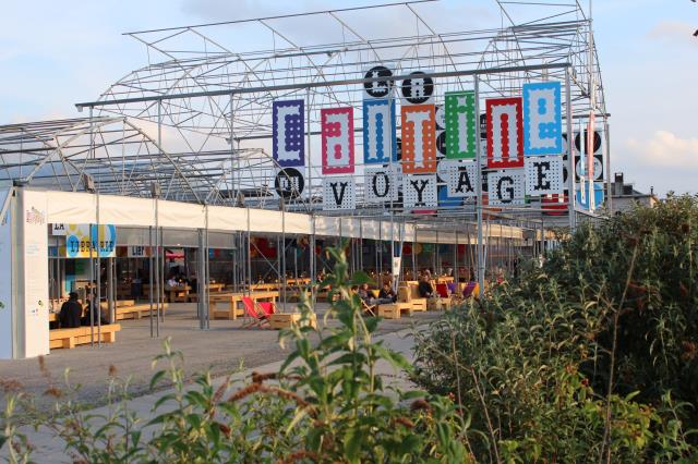 La Cantine du Voyage est installée jusqu'au 29 septembre sur l'Ile de Nantes (44).