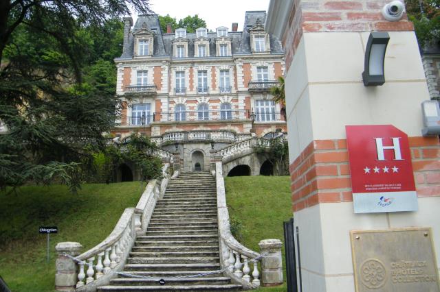 Le château 19e a été entièrement restructuré
