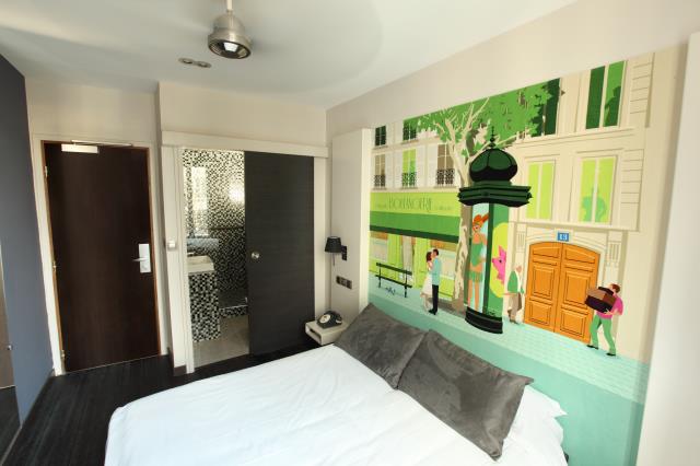 Ces nouvelles chambres sont devenues 'Artist Rooms' (chambres d'artistes).