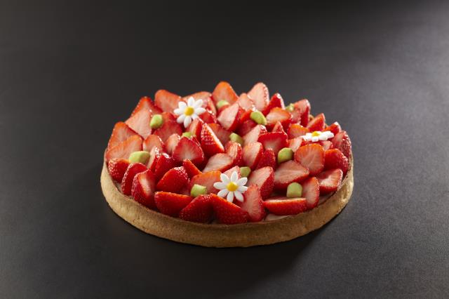 Tarte aux fraises.