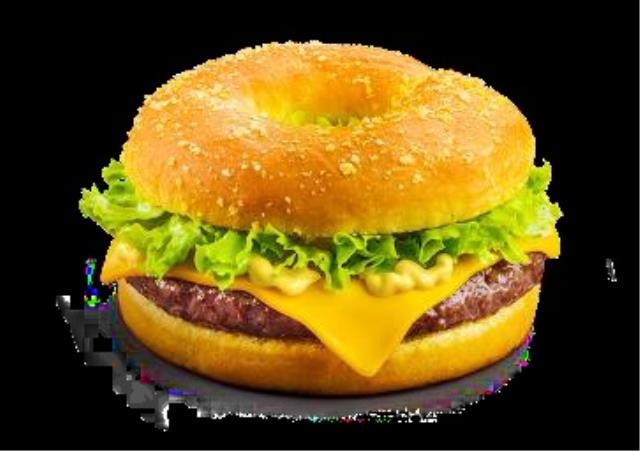 Donut burger.