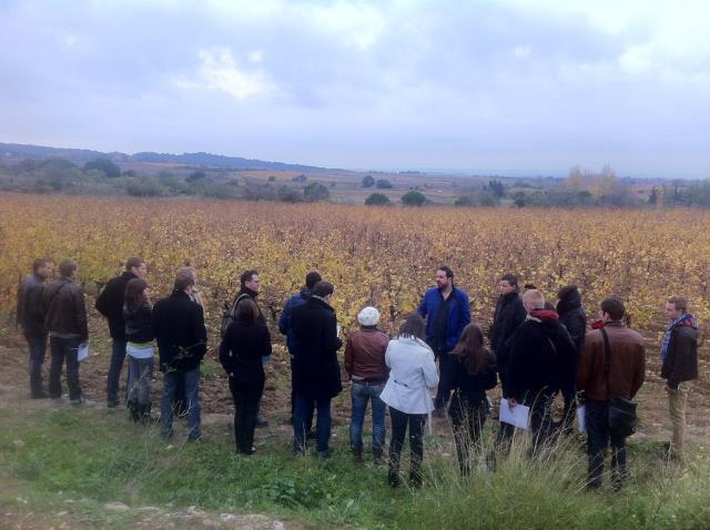 Rencontre sur le terrain entre les meilleurs vignerons français et les apprentis du BP Sommellerie