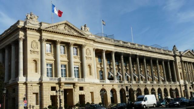 Le Crillon et l'ensemble des façades du palais Louis XV